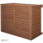 Coffre Clim Quetzal Brun en Bois fixation murale