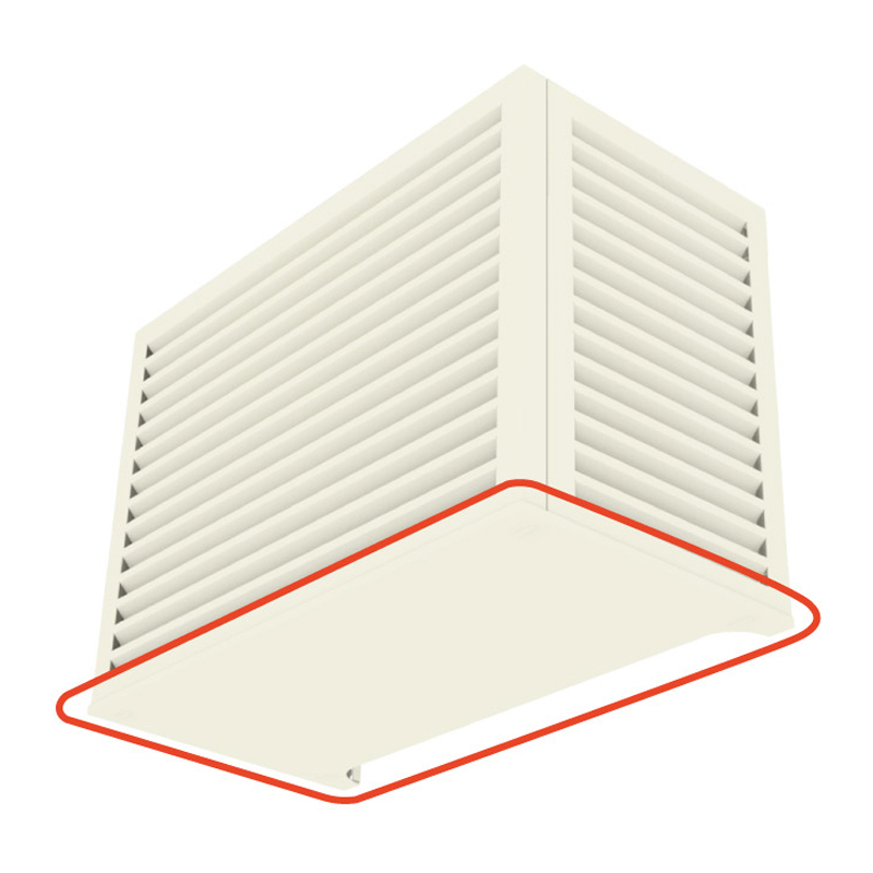 Capot Additionnel Cache Clim Aluminium Coffre Clim