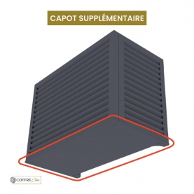 Option : Capot additionnel pour coffre aluminium Condor & cormoran