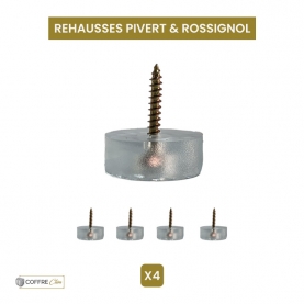 Pieds rehausse coffres Pivert & Rossignol (+1 cm)
