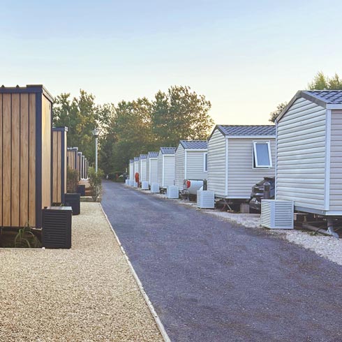 Cache Clim Aluminium Blanc Gris Camping